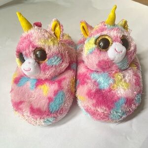Kids TY Fantasia Unicorn Slippers